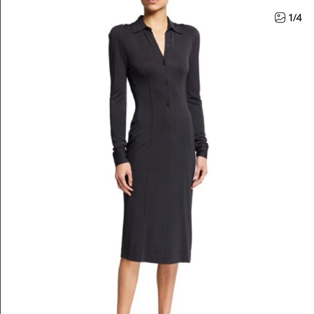 Rag & Bone Sabeen Shirtdress Black Small
